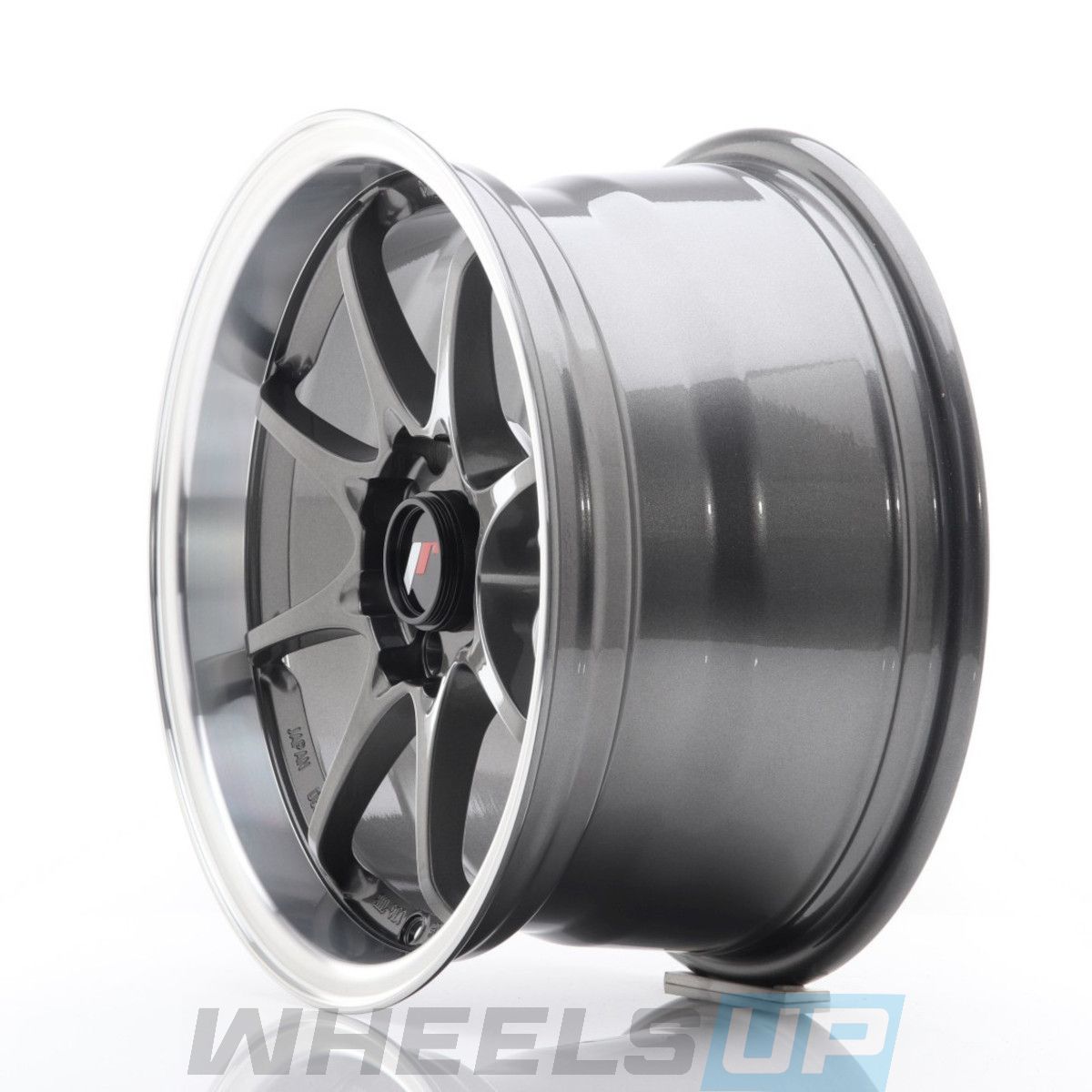 Alu kola Japan Racing JR5 15x8 ET28 4x100 Gun Metal w/Machined Lip WheelsUp