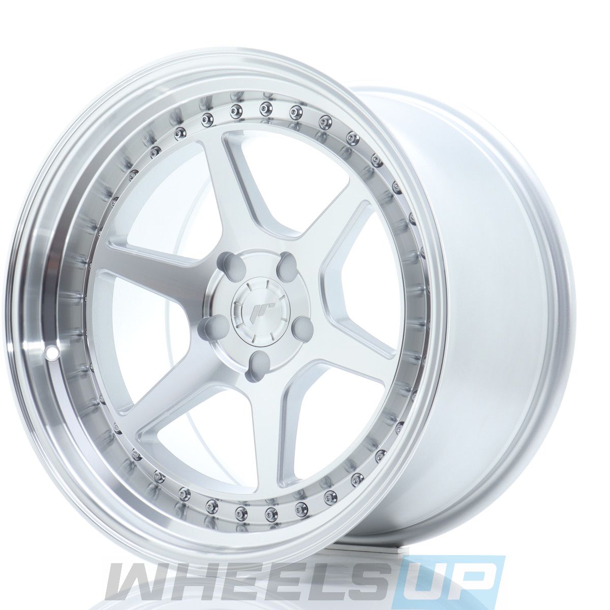 Alu kola Japan Racing JR43 18x8,5 ET15-35 5H BLANK Silver w/Machined Face WheelsUp