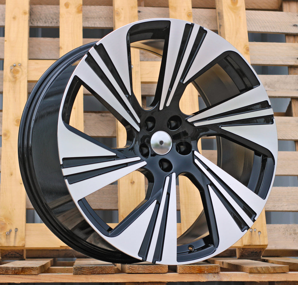 Alu kola pro Audi FB007 9.5x21 5x112 ET36 66.6 Black Polished