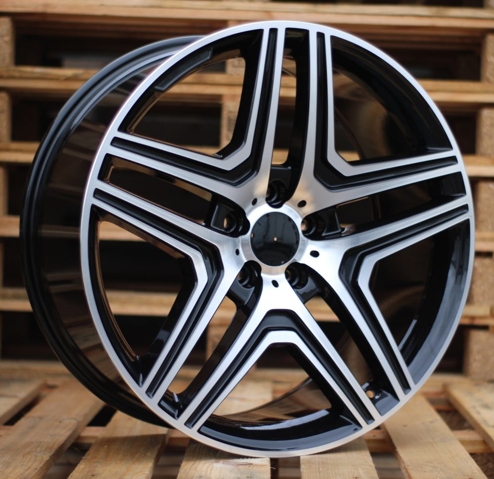 Alu kola pro Mercedes BK206 9x20 5x112 ET48 66.6 Black Polished | Wheelsup.cz