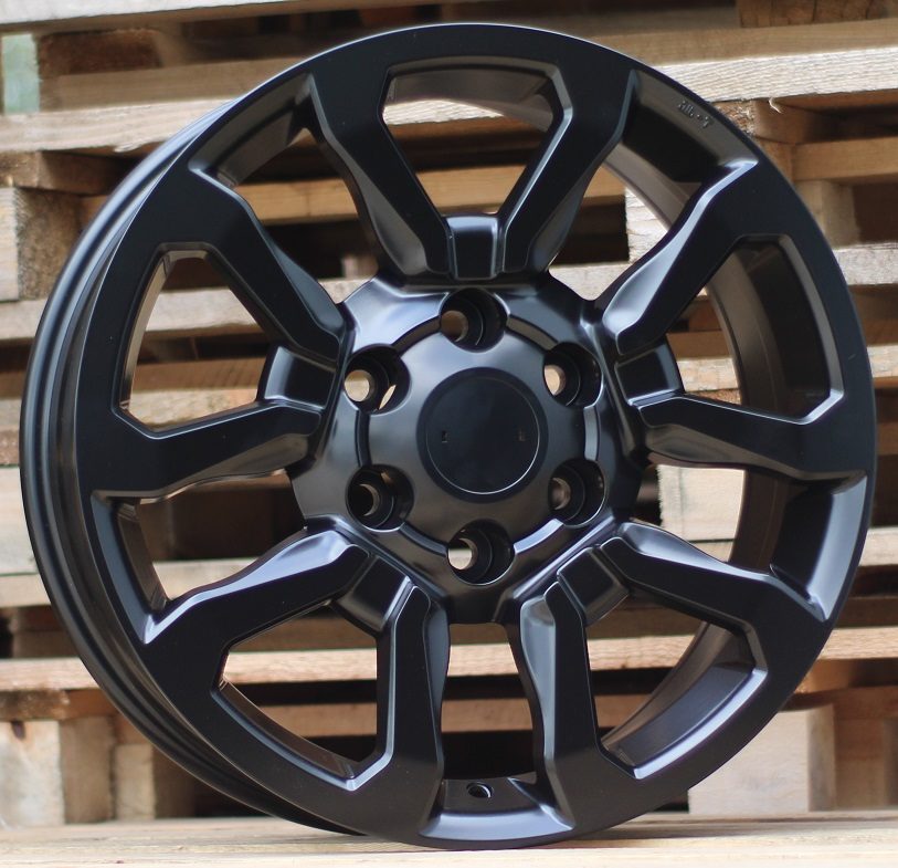 Alu kola pro Toyota B1623 7.5x17 6x139.7 ET30 Black Half Matt | Wheelsup.cz