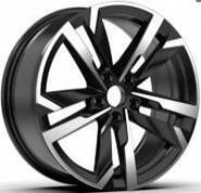 Alu kola pro Škoda FBX254 7.5x18 5x100 ET39 Black Polished