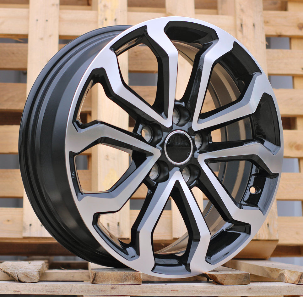 Alu kola pro Toyota H3349F 6.5x17 5x114.3 ET35 60.1 Black Polished