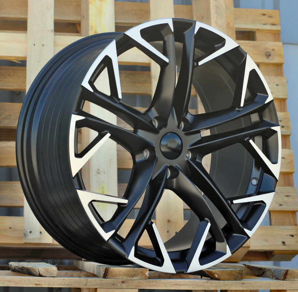 Alu kola pro Cupra YF5719 8x18 5x112 ET38 57.1 Black Polished Half Matt