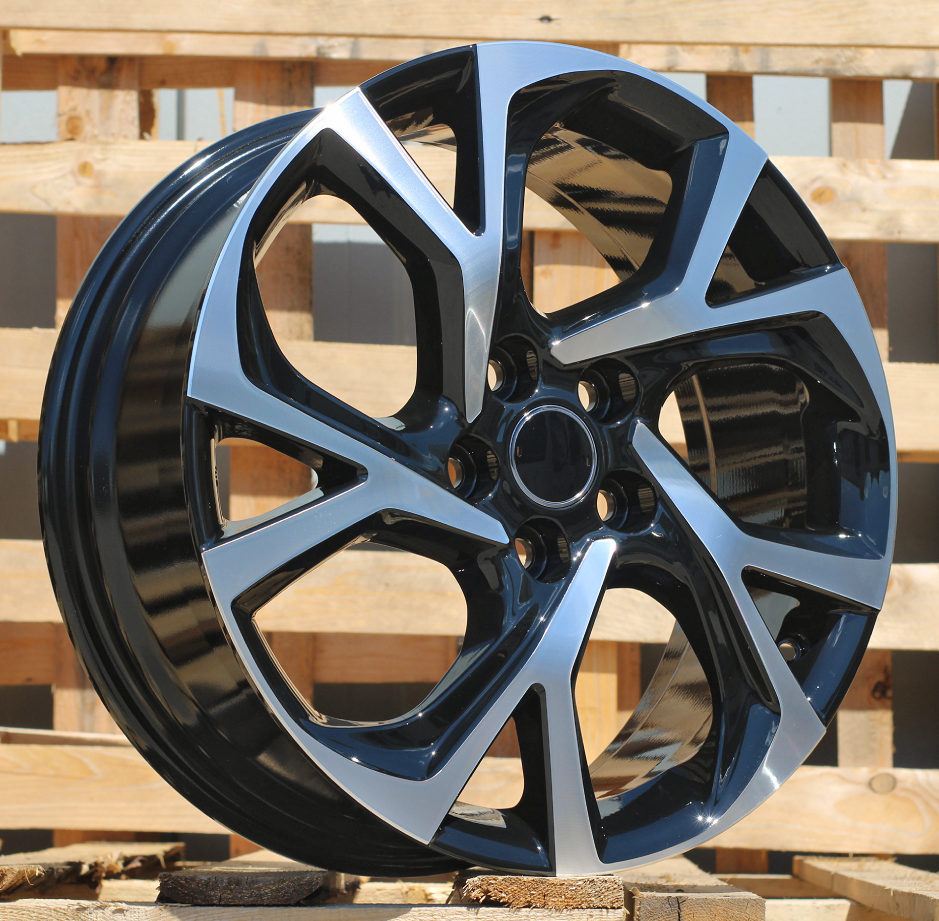 Alu kola pro Toyota FE132 7x18 5x114.3 ET50 Black Polished