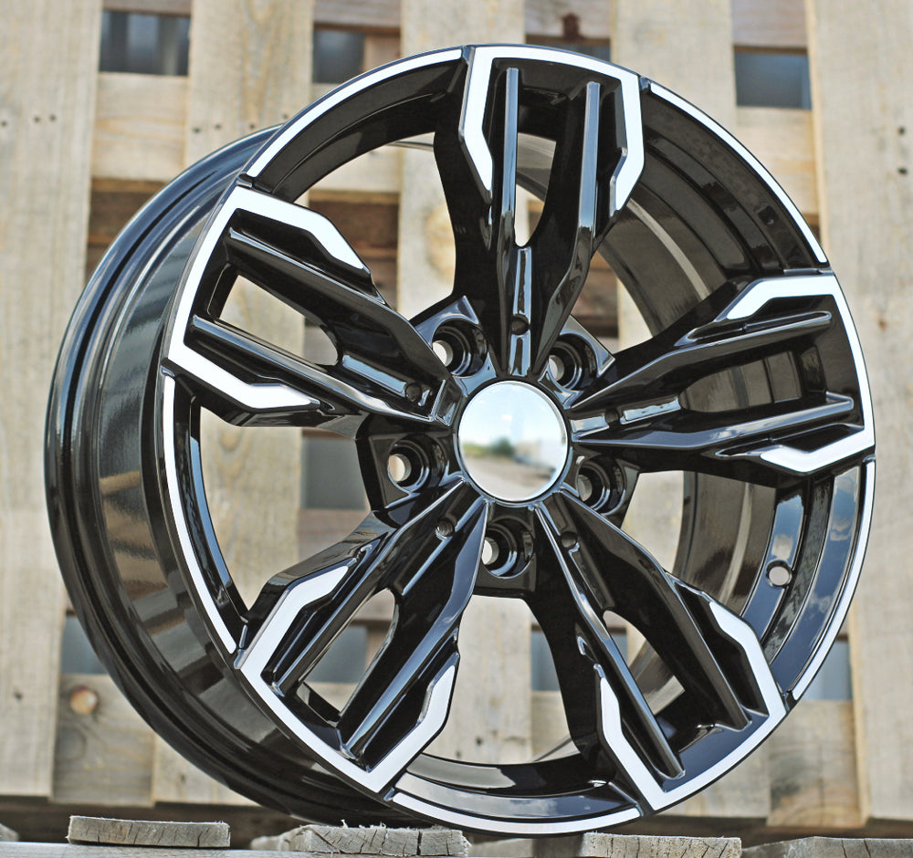 Alu kola pro BMW H581 7x16 5x120 ET35 72.6 Black Polished