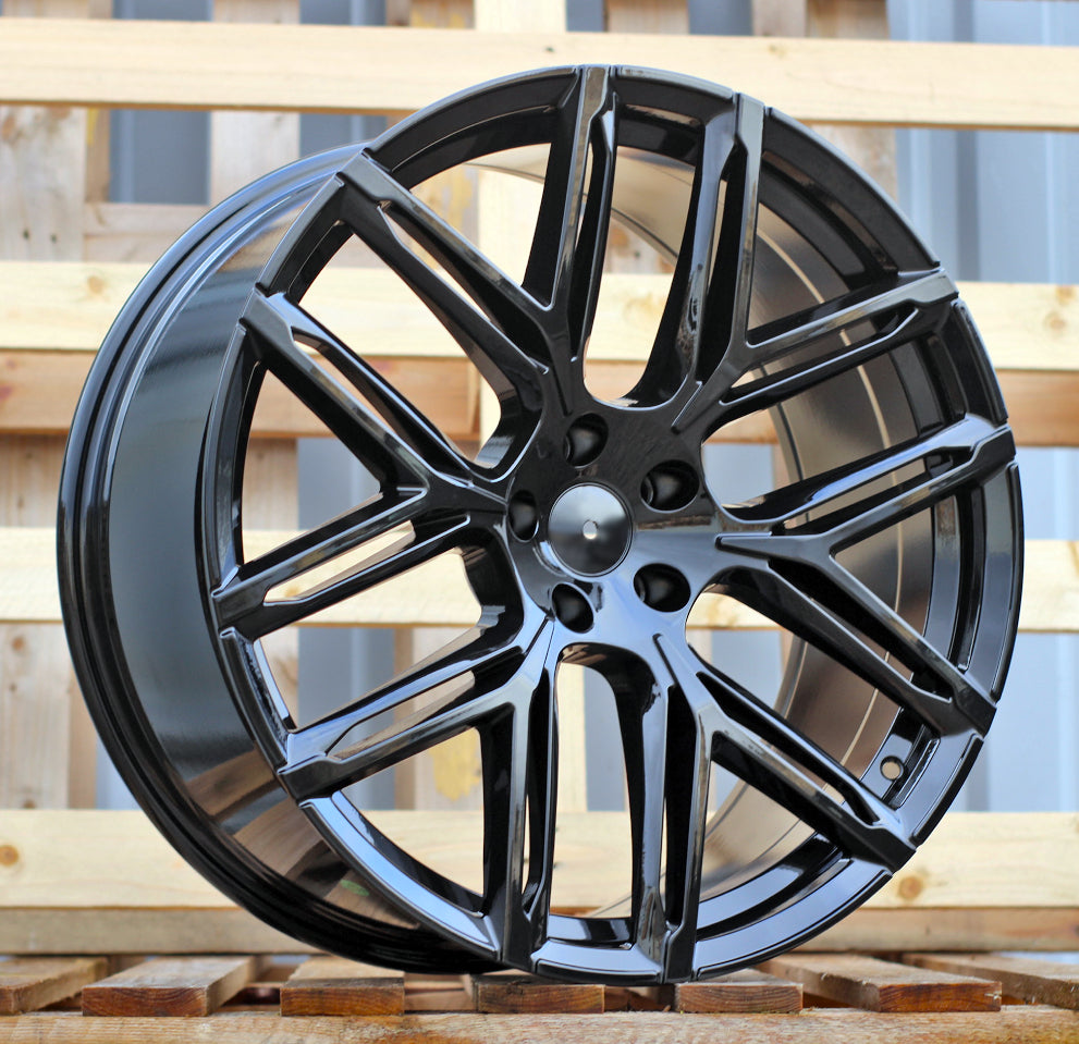 Alu kola pro Audi HF736 9.5x21 5x112 ET20 66.6 Black | Wheelsup.cz