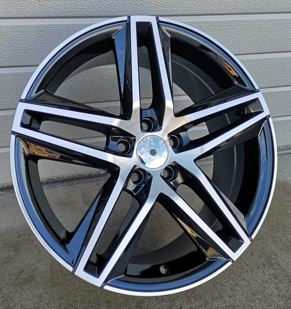 Alu kola pro Seat B5410 7.5x17 5x100 ET45 57.1 Black Polished & Powder Coating | Wheelsup.cz