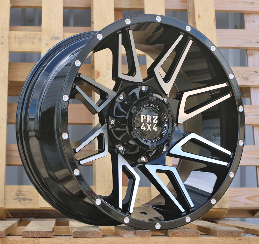 Alu kola pro Offroad B1955 10x20 6x139.7 ET0 106.1 Black Polished | Wheelsup.cz