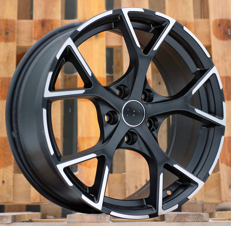 Alu kola pro Audi 3S5997 8x18 5x112 ET40 66.6 Black Polished Half Matt