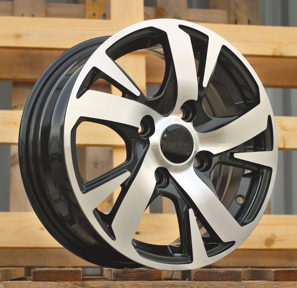 Alu kola pro Racing Line I5391 5.5x14 4x114.3 ET45 60.1 Black Polished