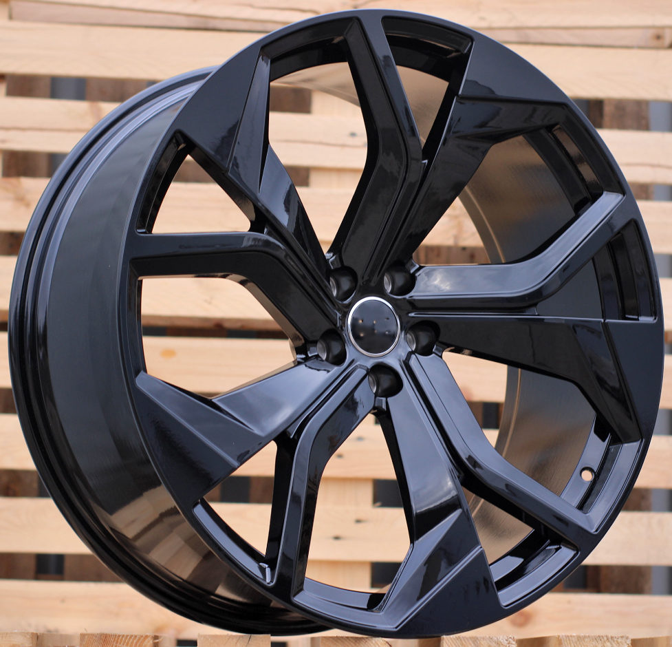 Alu kola pro Audi B1637 10x22 5x112 ET20 66.6 Gloss Black
