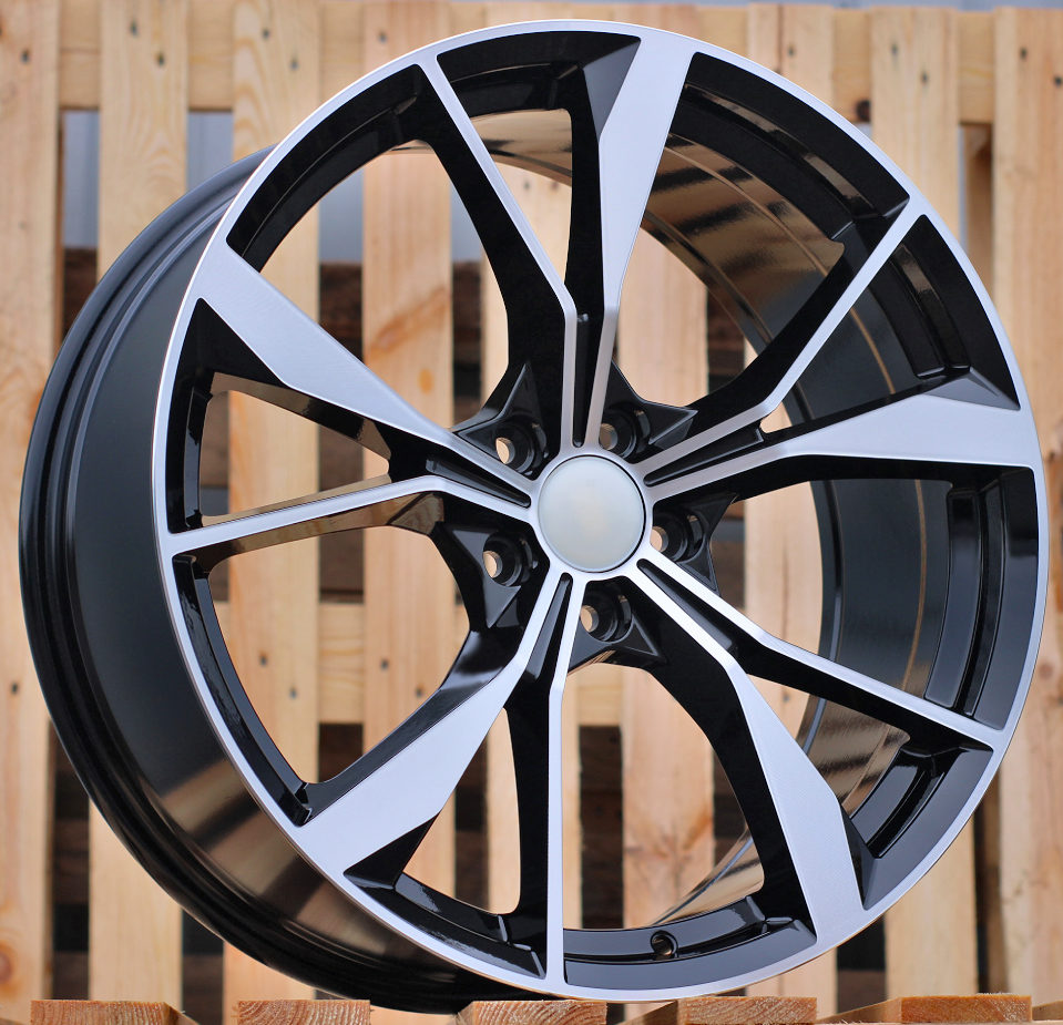 Alu kola pro Volkswagen B5808 7.5x18 5x112 ET45 Black Polished