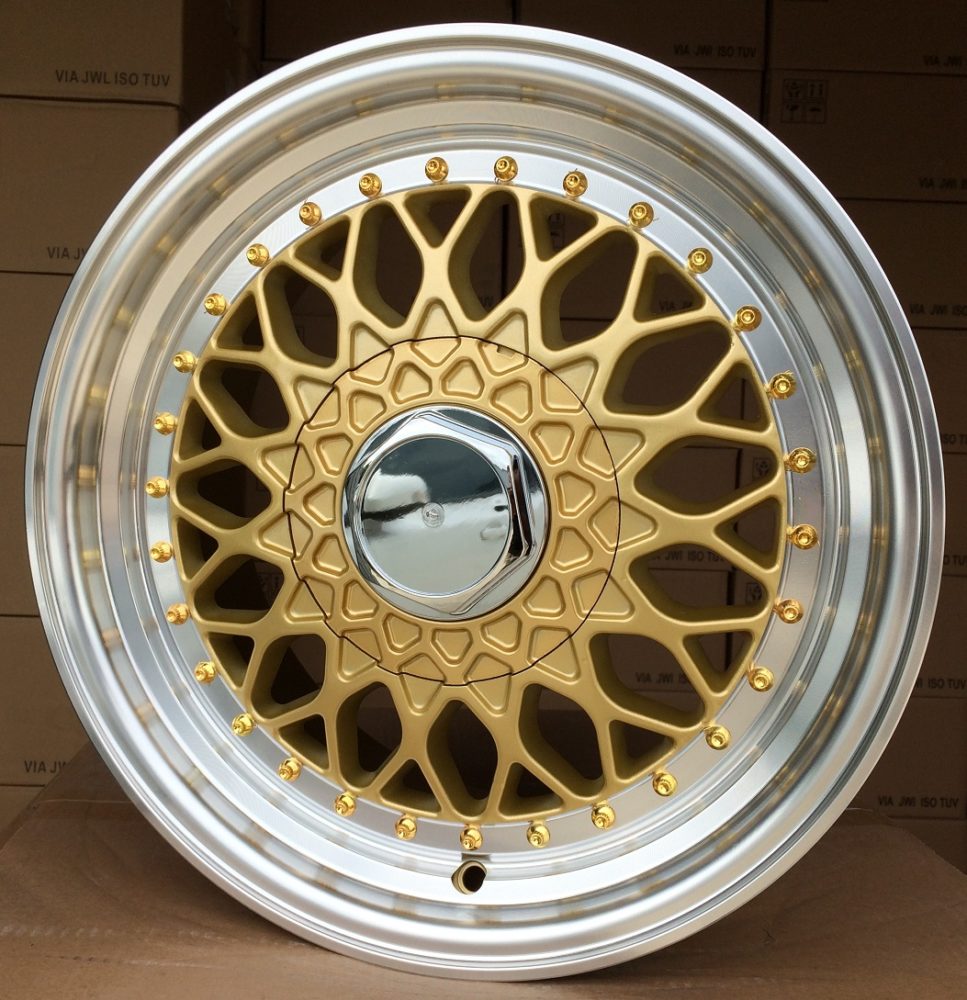 Alu kola pro Racing Line BY479 6.5x14 4x100 ET35 73.1 Gold & Polished