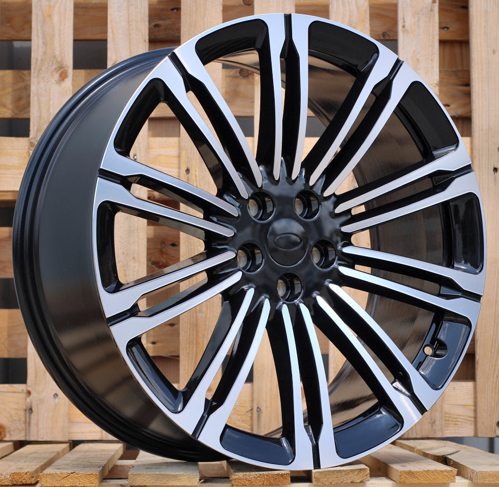 Alu kola Racing Line 3S106 9.5x22 5x120 ET43 černá, Land Rover WheelsUp