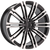 Alu kola pro Land Rover 3S1066V 9.5x22 5x120 ET42.5 72.6 Black Polished