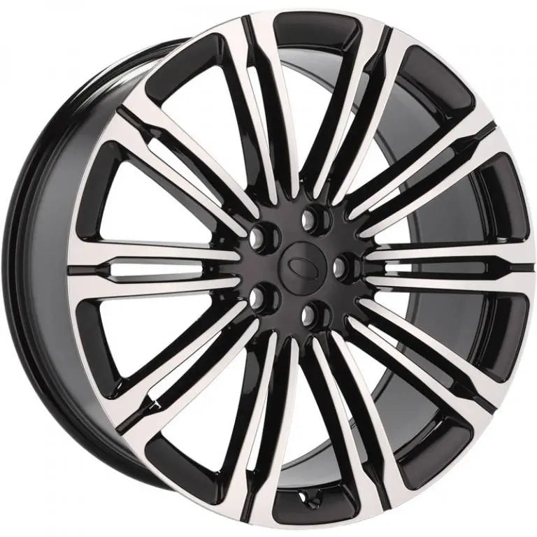 Alu kola pro Land Rover 3S1066 9.5x24 5x120 ET45 72.6 Black Polished