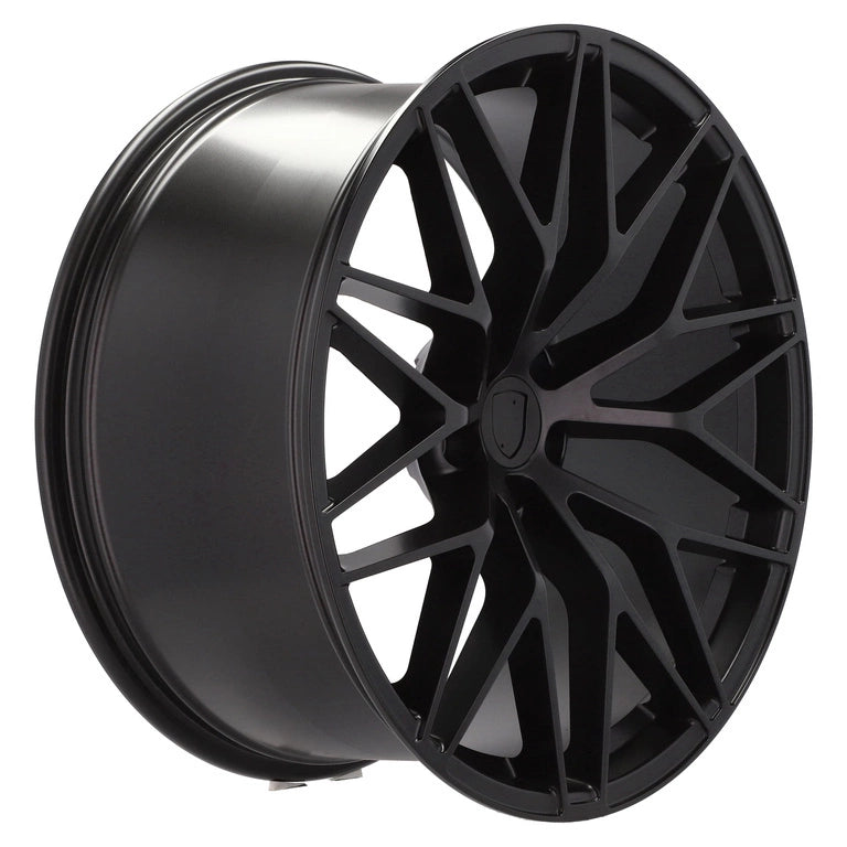 Alu kola pro Porsche 3S1067 10x22 5x130 ET48 71.6 Black Half Matt | Wheelsup.cz