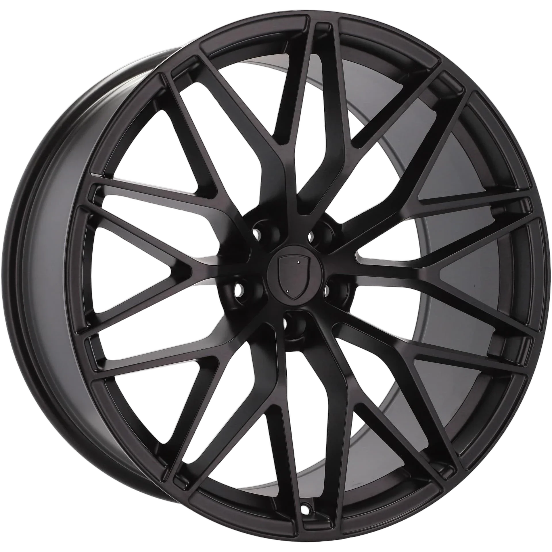 Alu kola pro Porsche 3S1067 10x22 5x130 ET48 71.6 Black Half Matt | Wheelsup.cz