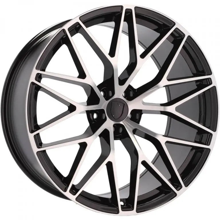 Alu kola pro Porsche 3S1067 9.5x21 5x130 ET46 71.6 Black Polished