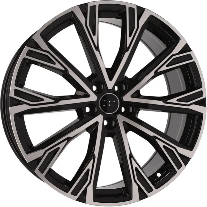 Alu kola pro Audi 3S1277 8.5x21 5x112 ET43 66.6 Black Polished | Wheelsup.cz
