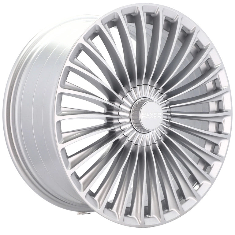 Alu kola HAXER 3S198 8.5x20 5x112 ET43 66.6 Silver Shining | Wheelsup.cz