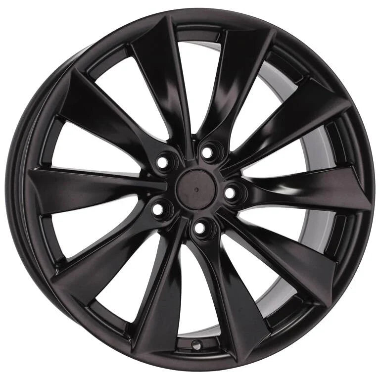 Alu kola pro Tesla 3S209 8.5x18 5x114.3 ET40 64.1 Black Half Matt | Wheelsup.cz
