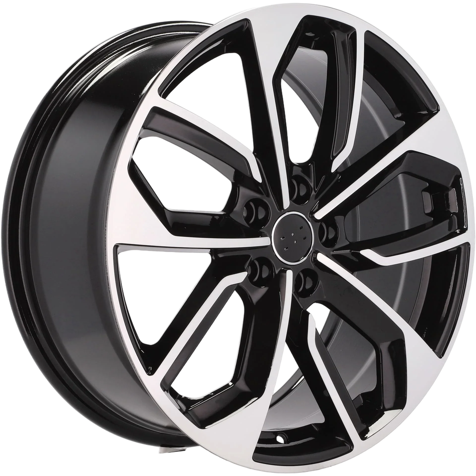 Alu kola pro Audi 3S5979 8x19 5x112 ET49 57.1 Black Polished | Wheelsup.cz