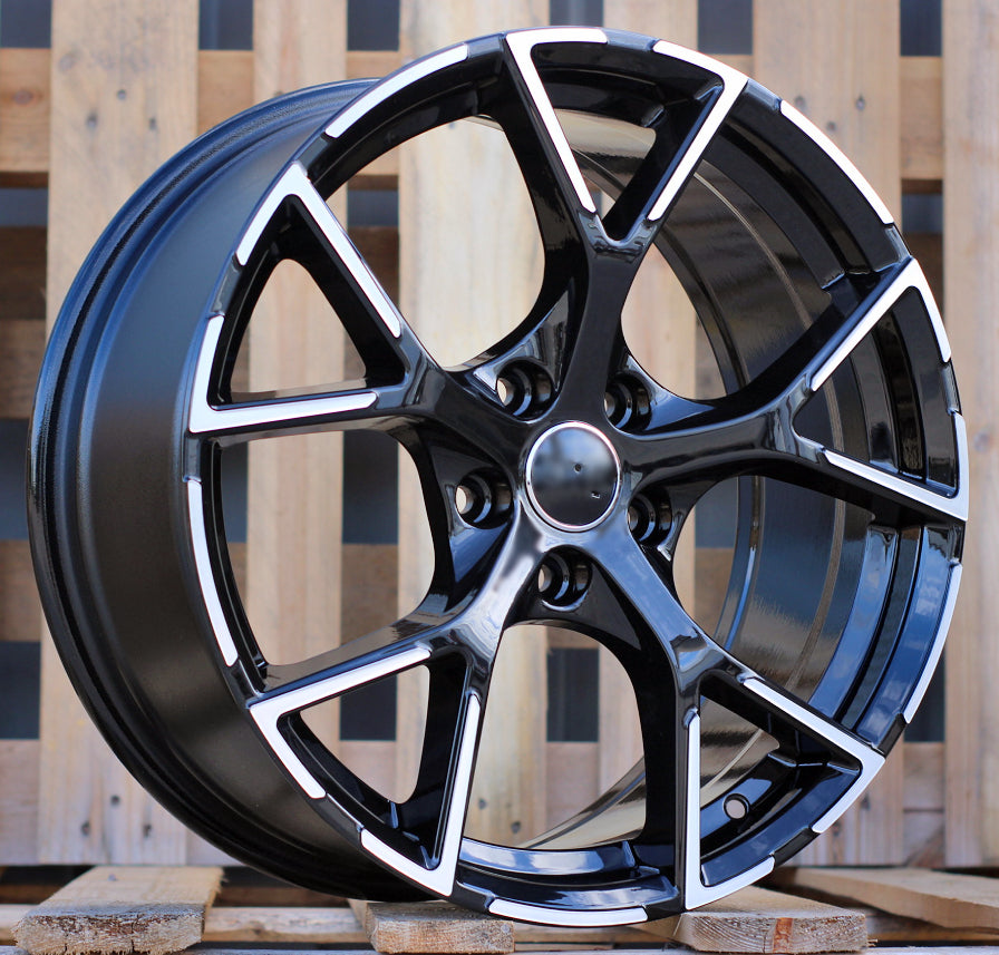Alu kola Racing Line 3S599 8x18 5x112 ET46 černá, Audi WheelsUp