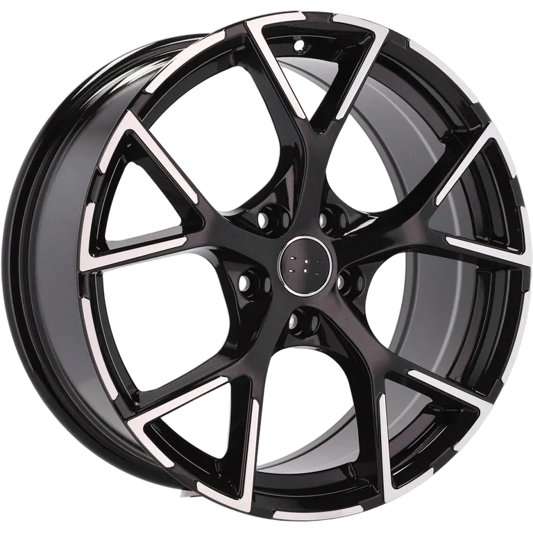 Alu kola pro Audi 3S5997 7.5x17 5x112 ET42 66.6 Black Polished Half Matt | Wheelsup.cz