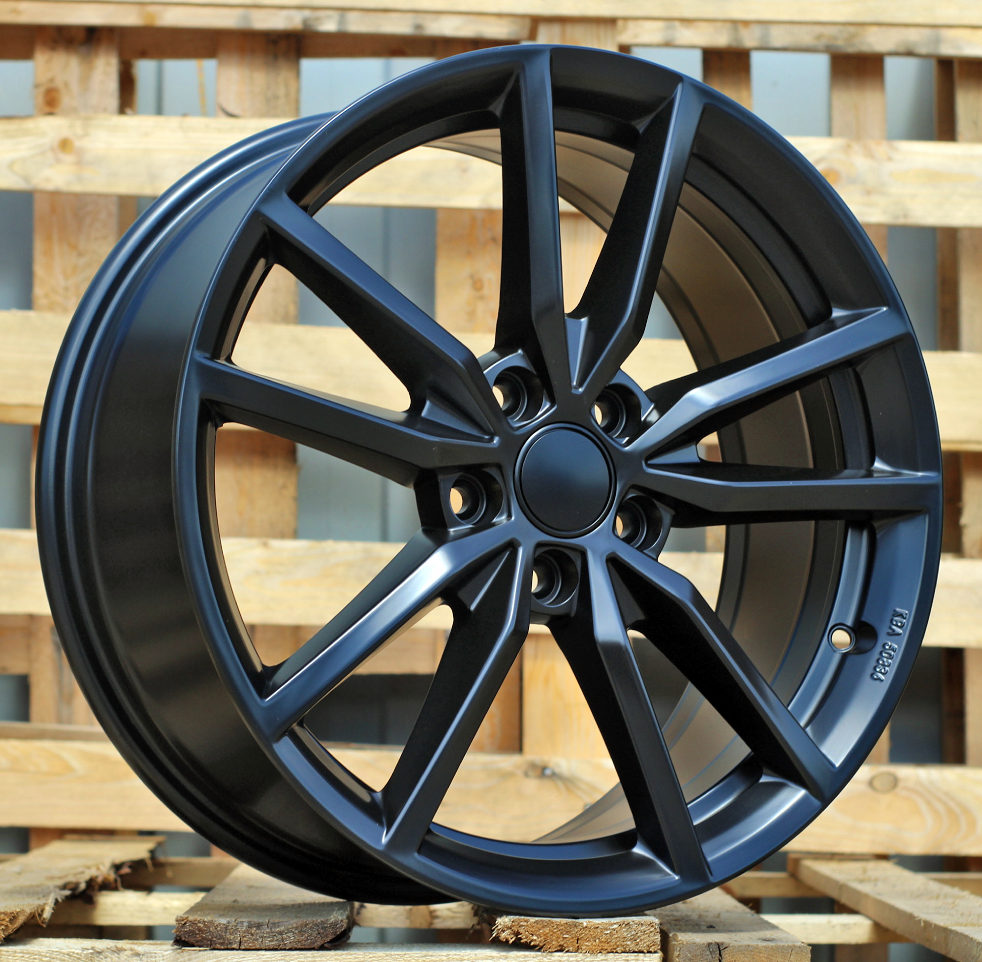 Alu kola pro Volkswagen BK864 7.5x18 5x112 ET51 Black Half Matt