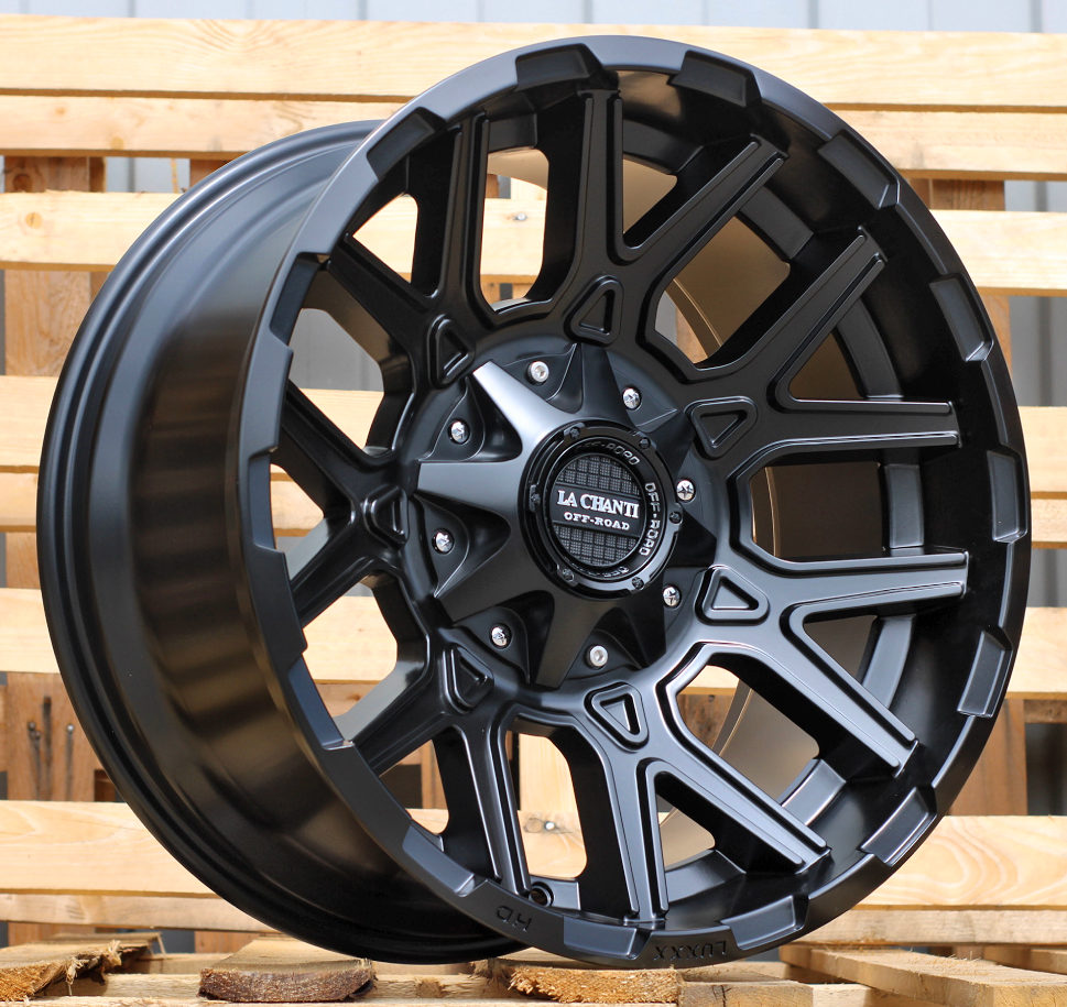 Alu kola pro Offroad B1234 10x20 8x165.1 ET-19 Black Half Matt