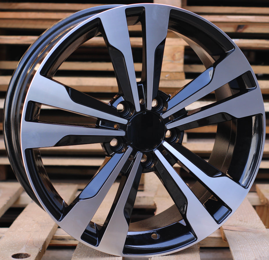 Alu kola pro Mercedes BK754 7.5x17 5x112 ET44 Black Polished