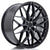 Alu kola Japan Racing JR46 20x8,5 ET20-45 5H BLANK Black Machined w/ Tinted Face