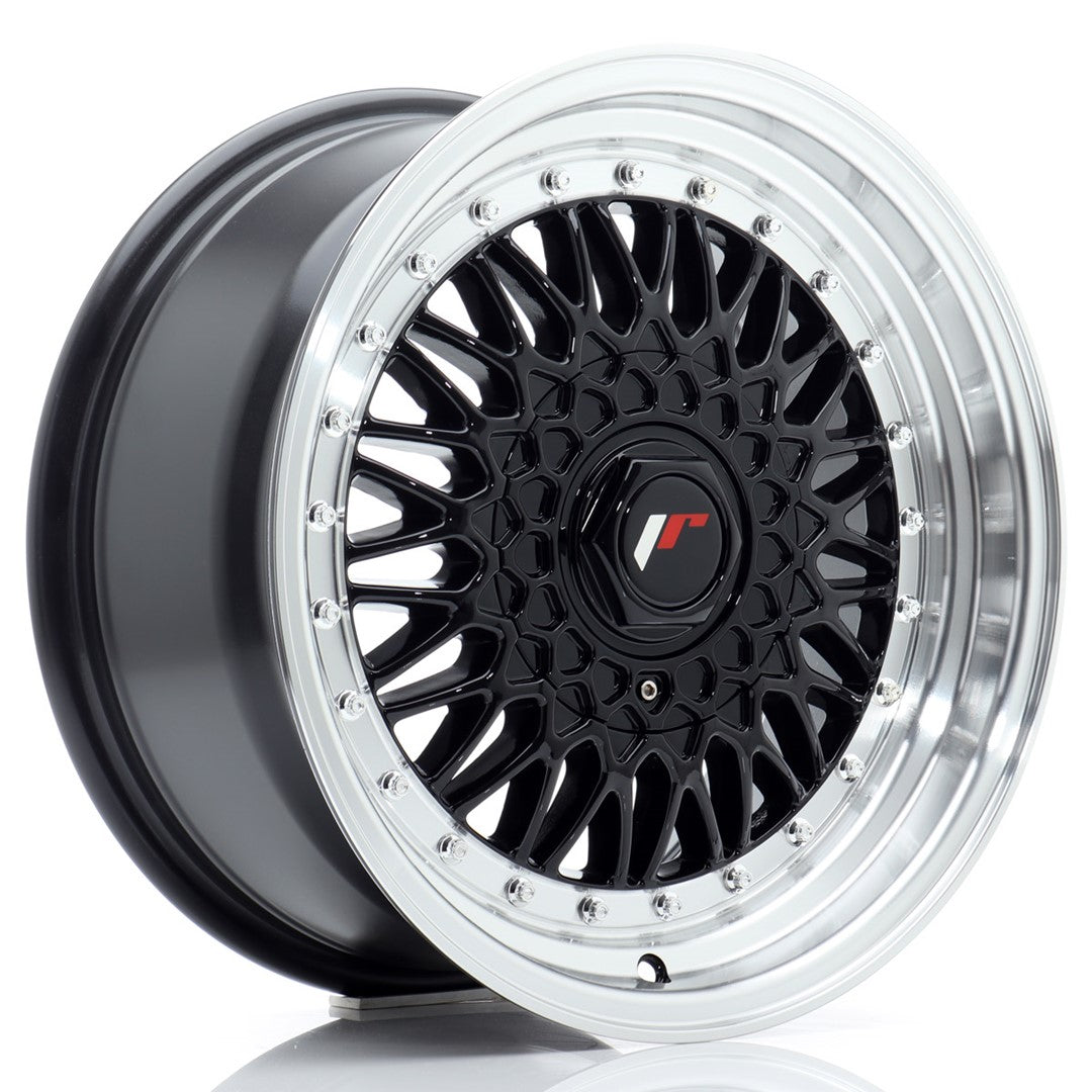Alu kola Japan Racing JR9 16x7,5 ET25 BLANK Gloss Black w/Machined Lip-Alu kola-WheelsUp