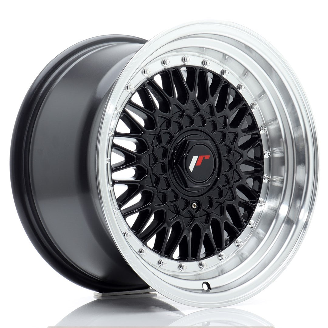 Alu kola Japan Racing JR9 16x9 ET20 BLANK Gloss Black w/Machined Lip-Alu kola-WheelsUp