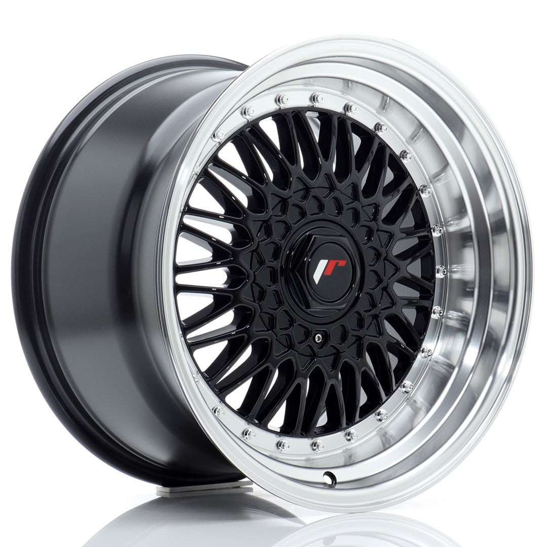 Alu kola Japan Racing JR9 17x10 ET20 BLANK Gloss Black w/Machined Lip-Alu kola-WheelsUp