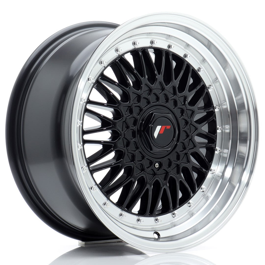 Alu kola Japan Racing JR9 17x8,5 ET20 4x100/108 Gloss Black w/Machined Lip-Alu kola-WheelsUp