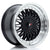 Alu kola Japan Racing JR9 17x8,5 ET20-35 BLANK Gloss Black w/Machined Lip