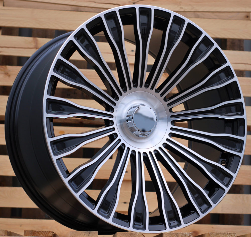 Alu kola pro Mercedes TX226 10x21 5x112 ET43 66.6 Black Polished