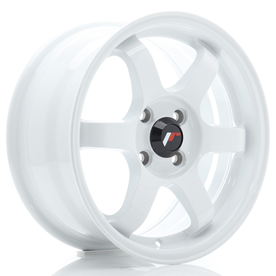 Alu kola Japan Racing JR3 15x7 ET25 4x100 White-Alu kola-WheelsUp