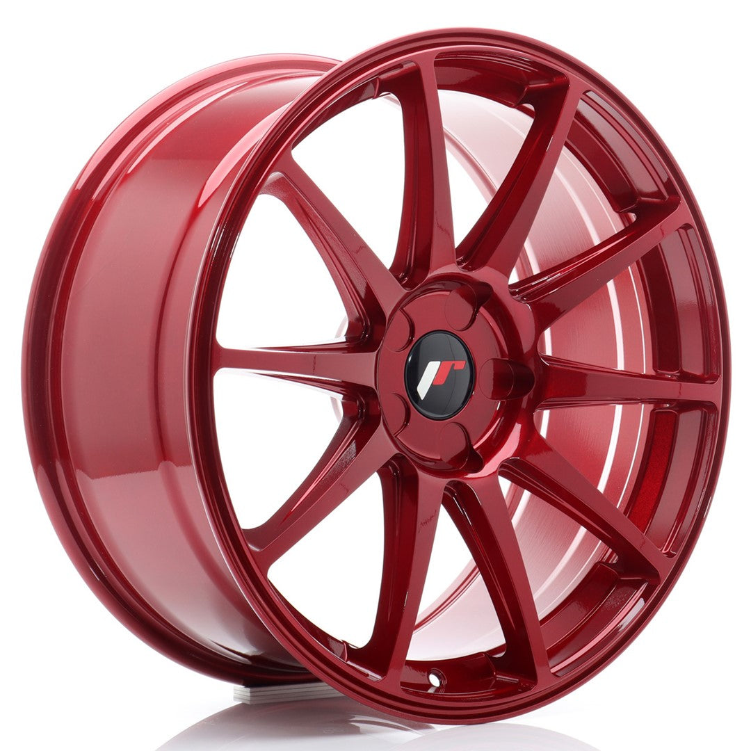 Alu kola Japan Racing JR11 19x8,5 ET20-42 5H Blank Platinum Red