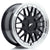 Alu kola Japan Racing JR23 16x7 ET20-45 4H BLANK Gloss Black w/ Machined Lip