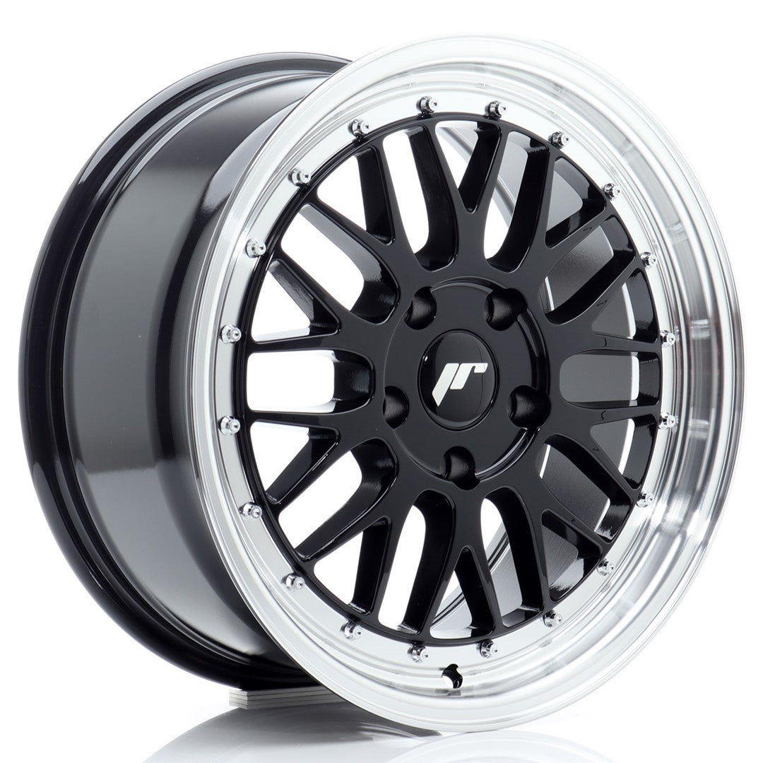Alu kola Japan Racing JR23 17x8 ET35 5x120 Gloss Black w/Machined Lip