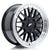 Alu kola Japan Racing JR23 17x8 ET20-45 5H BLANK Gloss Black w/ Machined Lip