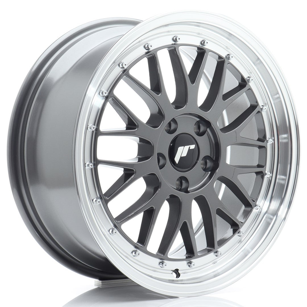 Alu kola Japan Racing JR23 18x8 ET40 5x112 Hyper Gray w/Machined Lip
