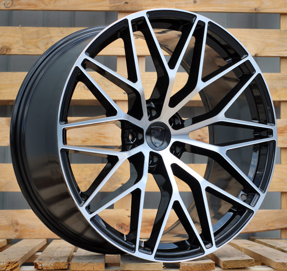 Alu kola pro Porsche FB1705 9.5x21 5x130 ET46 71.6 Black Polished