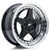 Alu kola Japan Racing JR6 16x7 ET25 4x100/108 Gloss Black w/ Machined Lip