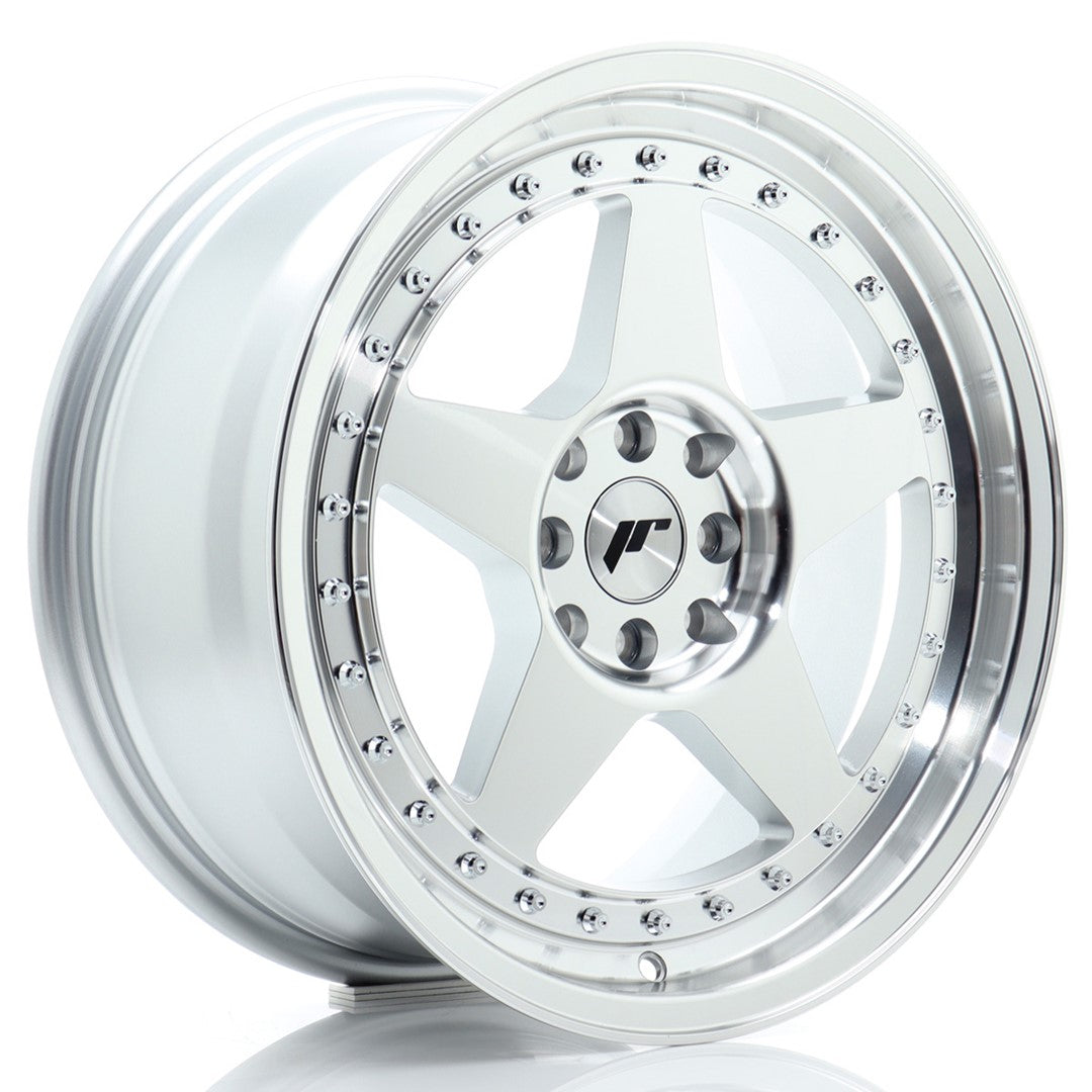 Alu kola Japan Racing JR6 17x8 ET35 5x114/120 Silver Machined Face