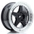 Alu kola Japan Racing JR6 17x8 ET20-35 5H BLANK Gloss Black w/ Machined Lip